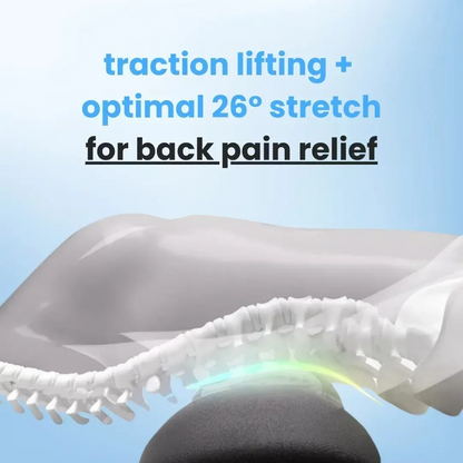 Heat and Vibration Back Massager for Lower Back Pain Relief and Posture Correction – 3-in-1 Therapy Device