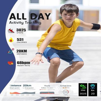 Children's Fitness Tracker Watch – Smartwatch with GPS and Heart Rate Monitor