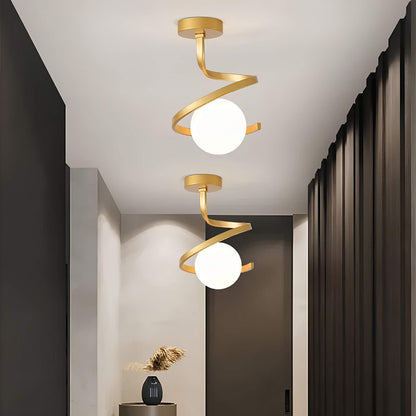Flush Mount Ceiling Light with LED for Bedroom and Living Room