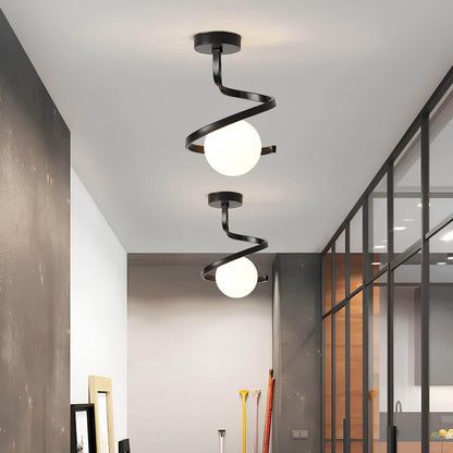 Flush Mount Ceiling Light with LED for Bedroom and Living Room