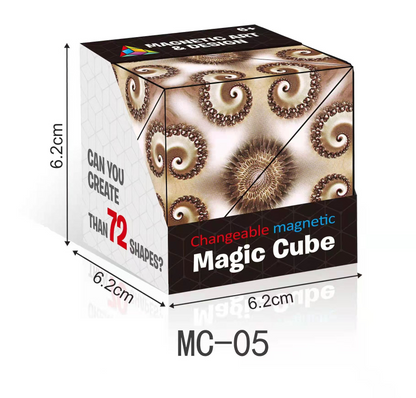 Creative 3D Shape Cube Puzzle – Fun Folding Game for Kids and Adults – Fibonacci