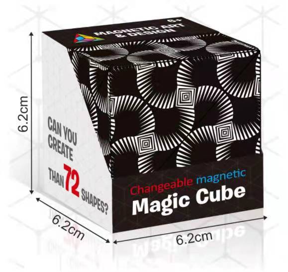 Creative 3D Shape Cube Puzzle – Fun Folding Game for Kids and Adults – Illusion