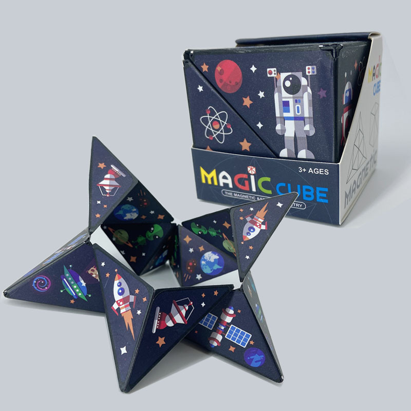 Creative 3D Shape Cube Puzzle – Fun Folding Game for Kids and Adults – Astronaut 1.0