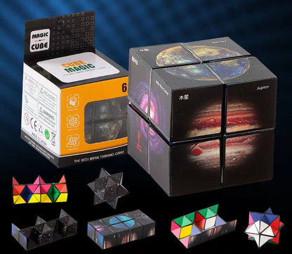 Creative 3D Shape Cube Puzzle – Fun Folding Game for Kids and Adults