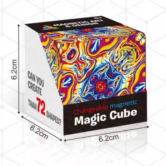 Creative 3D Shape Cube Puzzle – Fun Folding Game for Kids and Adults – Trippy