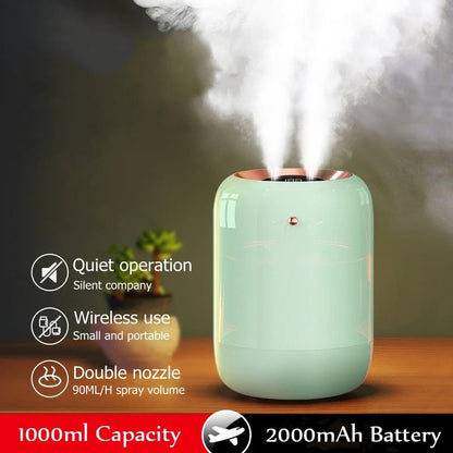 Portable UV Sterilizing Air Humidifier – Silent HydraPur for Fresh Air