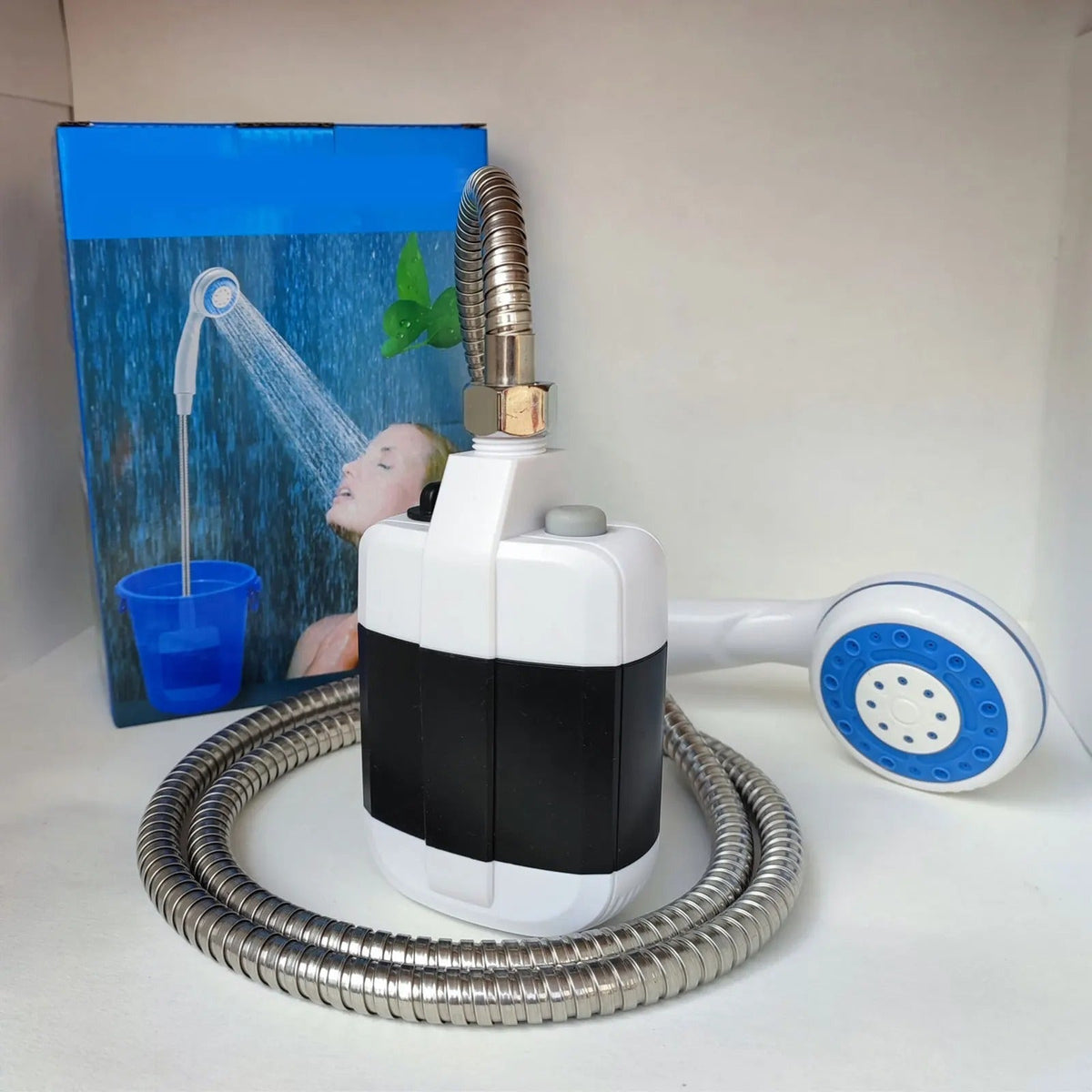 Portable Outdoor Shower with Rechargeable Battery
