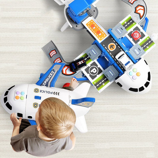 SkyExplorer Airplane Playset – 20-Piece Building and Roleplay Set for Kids