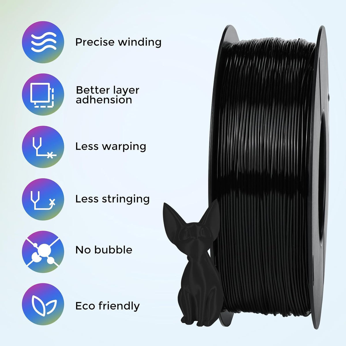 0.07 in TPU Filament (95A) - Flexible and Heat Resistant for 3D Printing