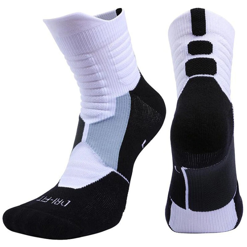 High-Performance Socks for Cycling – White