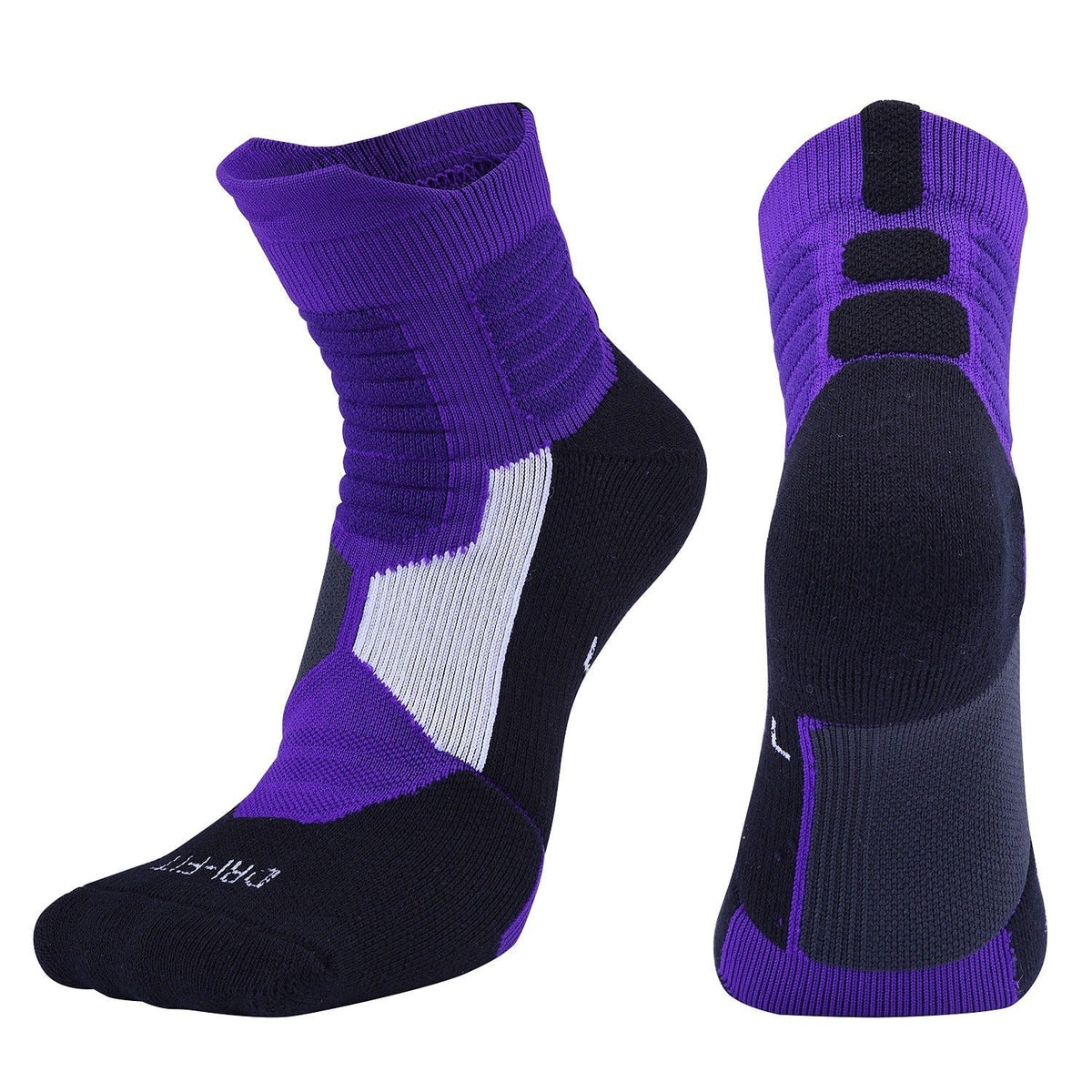High-Performance Socks for Cycling – Purple