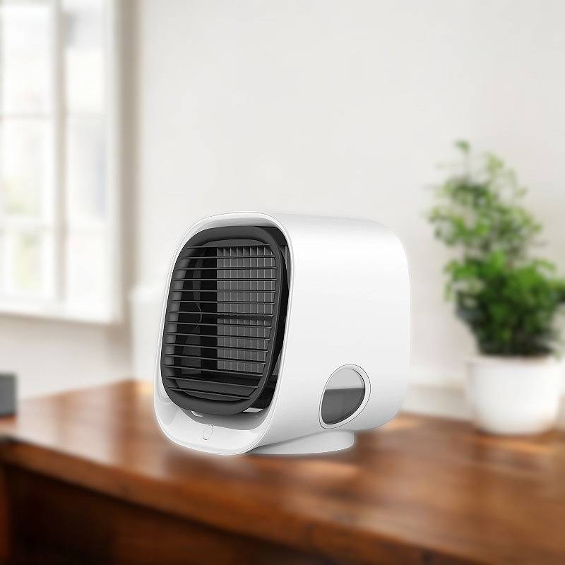 Compact 3-in-1 Air Cooler, Humidifier, and Purifier – White