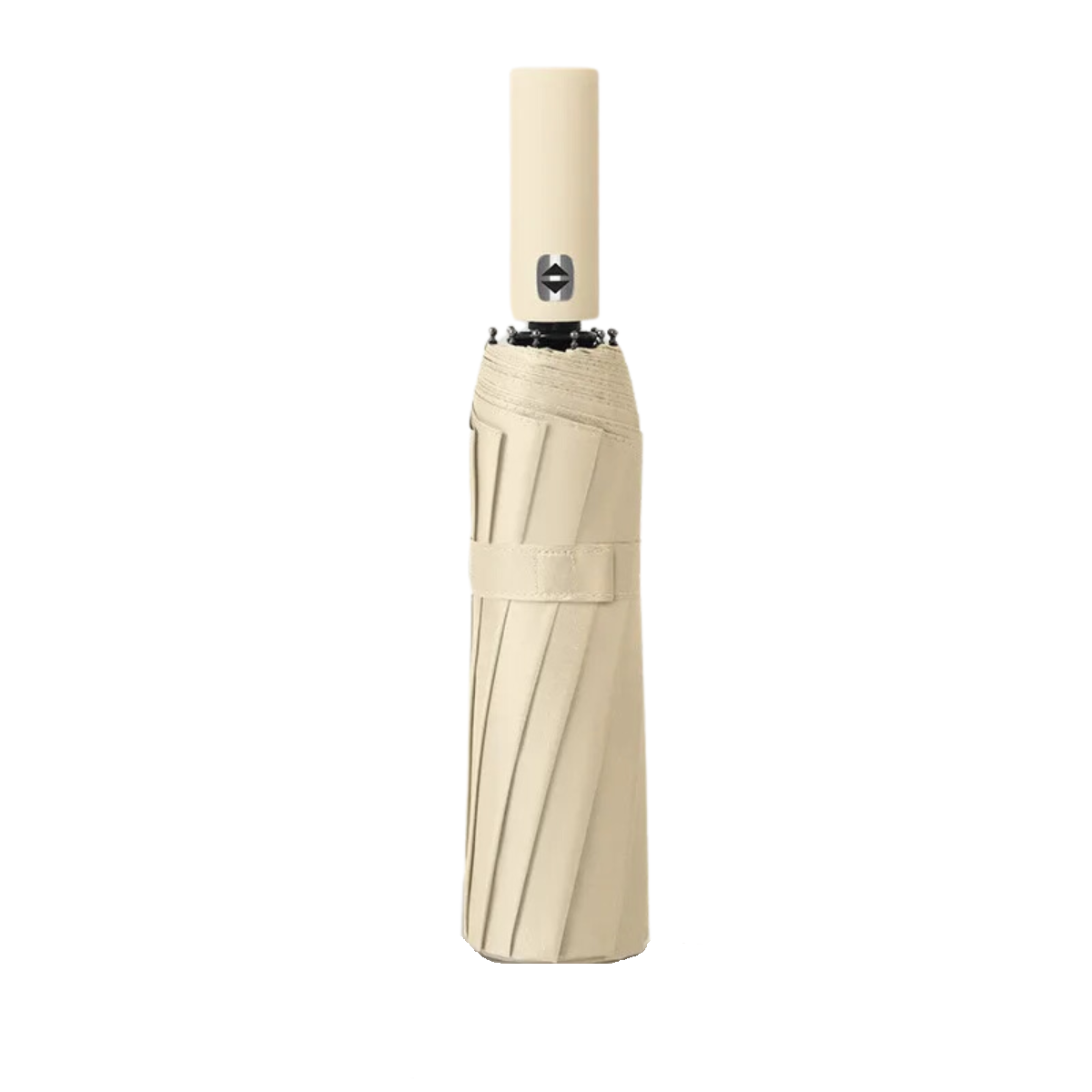 Automatic Collapsible Umbrella with Integrated Lighting – Off White