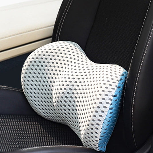 Orthopedic Back Cushion – Memory Foam Lumbar Support Pillow for Posture – Blue