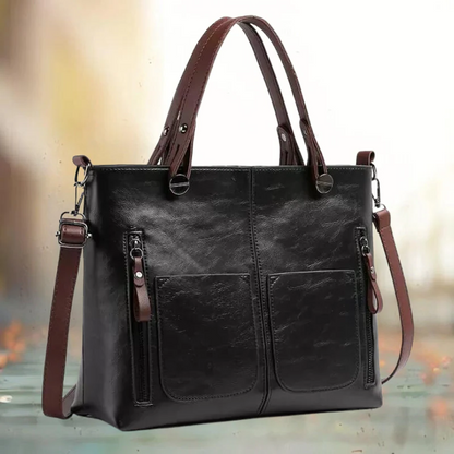 Stylish Leather Bag – Black