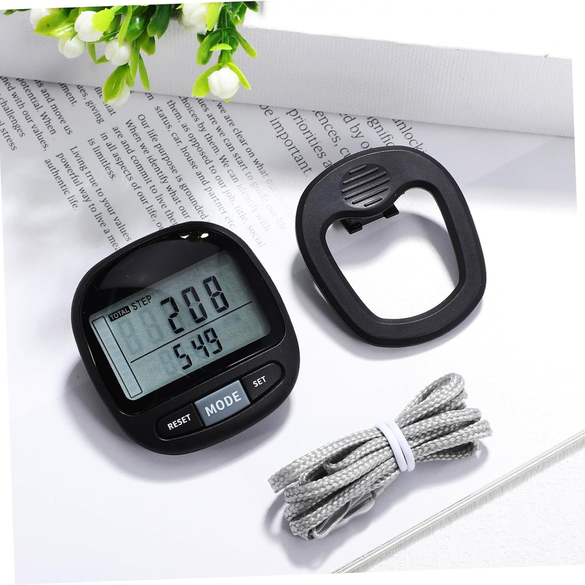 3D Sensor Clip-On Pedometer for Elderly Users