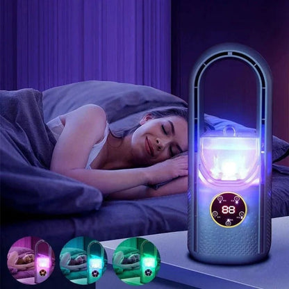 Compact Bladeless Cooling Unit – Quiet Portable Air Conditioner