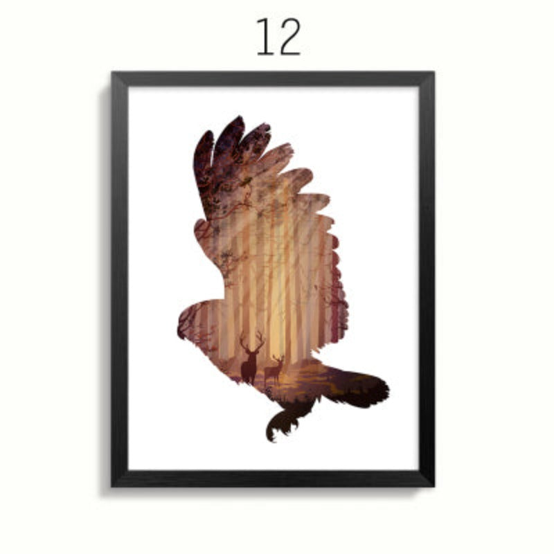 Serene Wildlife Family Canvas Art for Your Home
