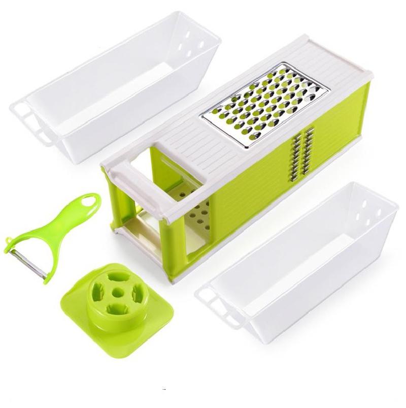 Four-Sided Vegetable Grater and Slicer - Multifunctional Kitchen Tool