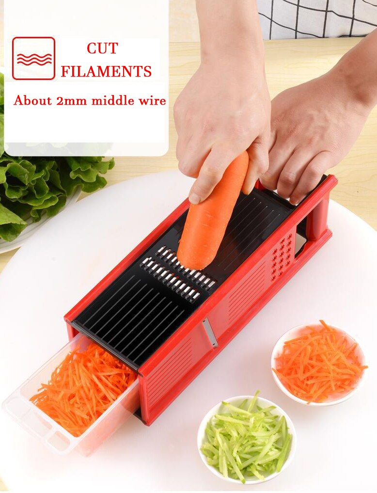 Four-Sided Vegetable Grater and Slicer - Multifunctional Kitchen Tool