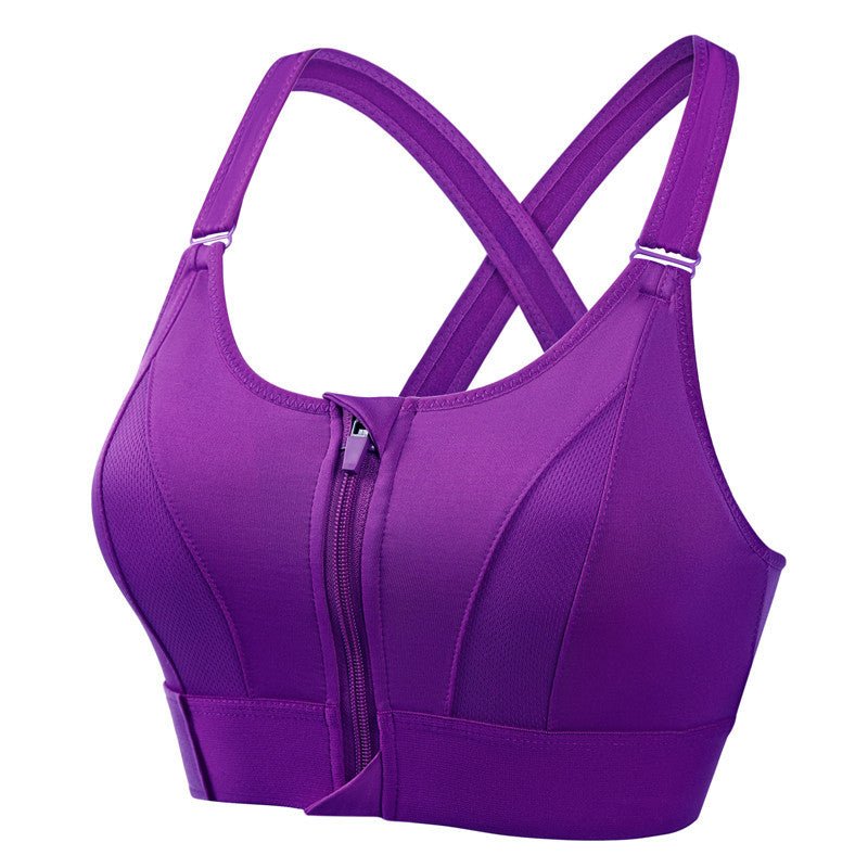Elevate Your Workout with the Ultimate Support Bra – Purple