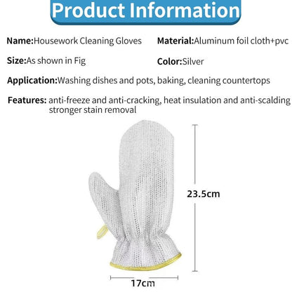 Durable Waterproof Kitchen Cleaning Gloves