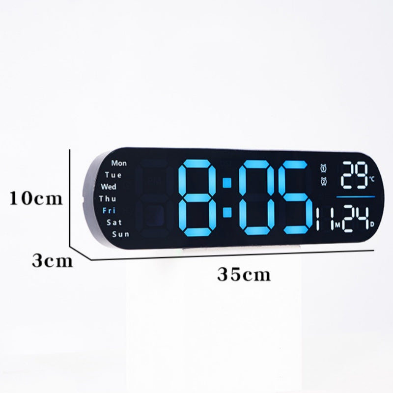 LED Digital Wall Clock – Multifunctional Decorative Timepiece