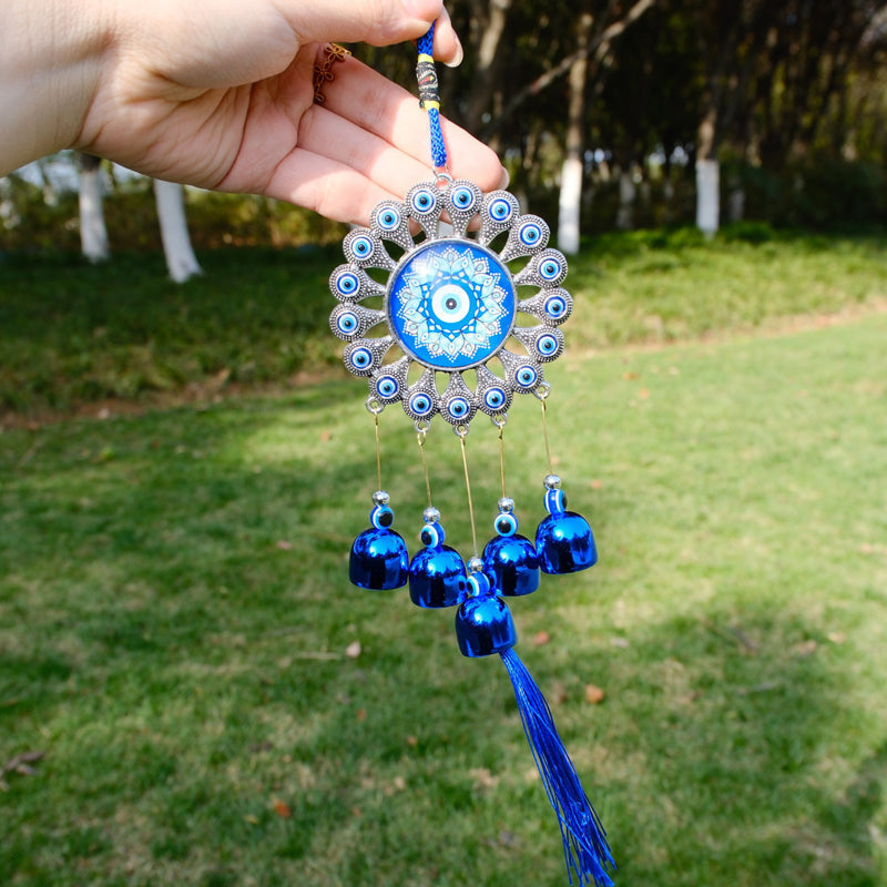 Wind Chime with Nazar Protection Amulet