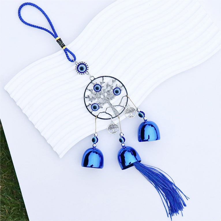Wind Chime with Nazar Protection Amulet