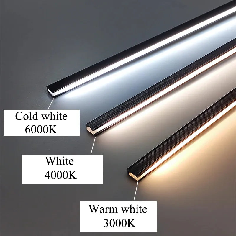Slim LED Light Bar for Under Cabinet – Adjustable Length, Energy Saving for Kitchen & Living Room