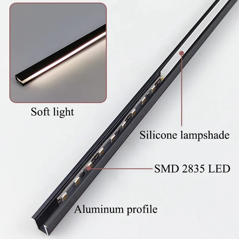 Slim LED Light Bar for Under Cabinet – Adjustable Length, Energy Saving for Kitchen & Living Room