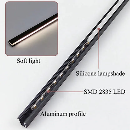 Slim LED Light Bar for Under Cabinet – Adjustable Length, Energy Saving for Kitchen & Living Room