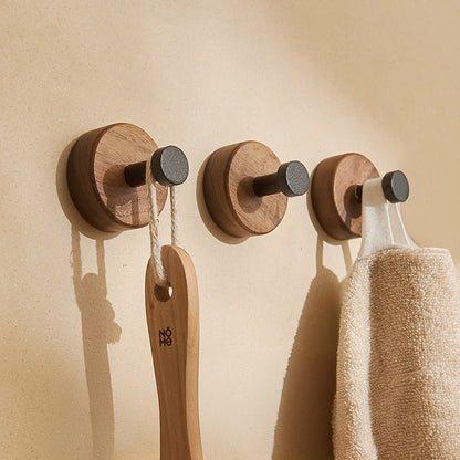 Natural Elegance Wall Hook Set – Chic Storage Solution