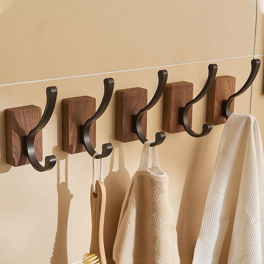 Natural Elegance Wall Hook Set – Chic Storage Solution
