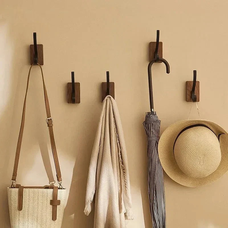 Natural Elegance Wall Hook Set – Chic Storage Solution