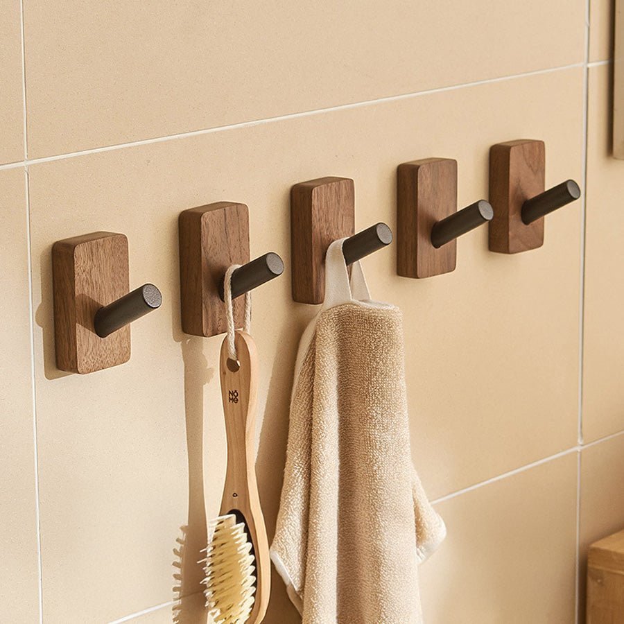 Natural Elegance Wall Hook Set – Chic Storage Solution