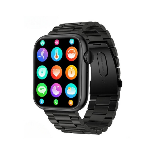 USB Charging Fitness Tracker Smartwatch – Black